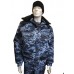 Куртка ОХОРОНА камуфляж синій піксель