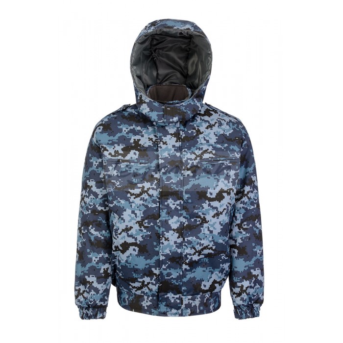 Куртка ОХОРОНА камуфляж синій піксель Куртка ОХОРОНА камуфляж синій піксель