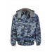Куртка ОХОРОНА камуфляж синій піксель