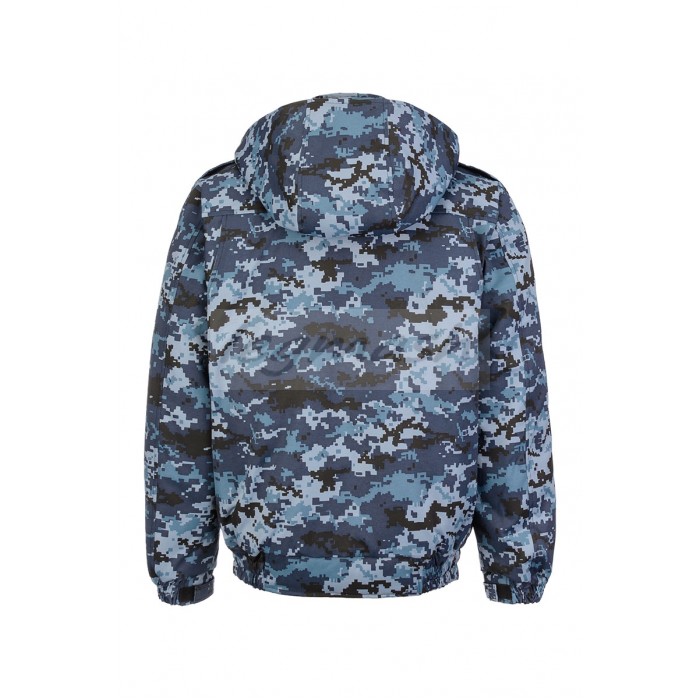 Куртка ОХОРОНА камуфляж синій піксель Куртка ОХОРОНА камуфляж синій піксель