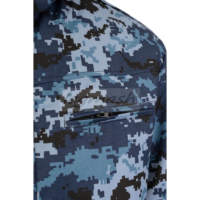 Куртка ОХОРОНА камуфляж синій піксель Куртка ОХОРОНА камуфляж синій піксель