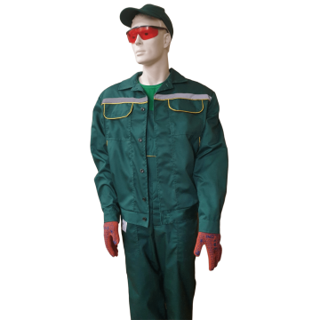 Костюм робочий з напівкомбінезоном модель Л-63 Зелений